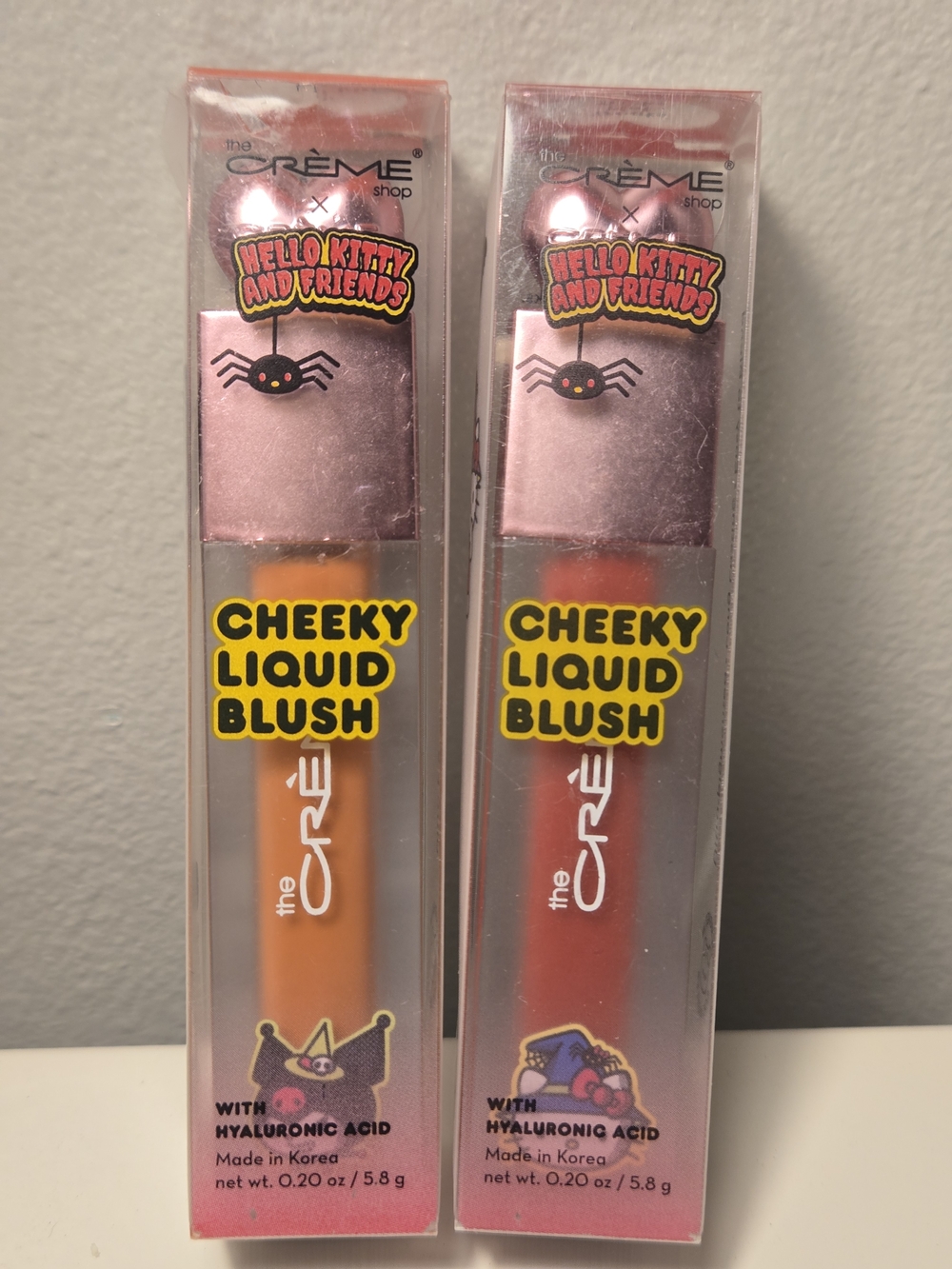 NEW the Crème Shop Cheeky Liquid Blush – Pink & Orange Shades (Hello Kitty)